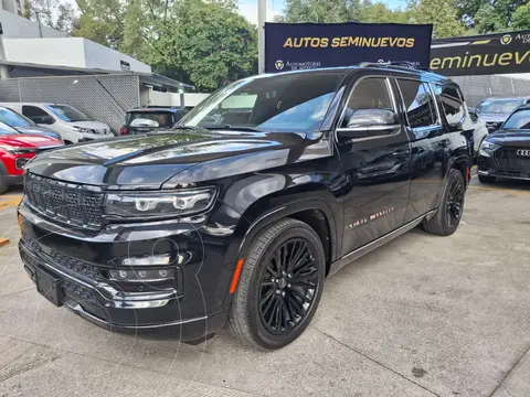 Jeep Grand Wagoneer L 3.0L usado (2022) color Negro Diamante financiado en mensualidades(enganche $284,000 mensualidades desde $31,086)
