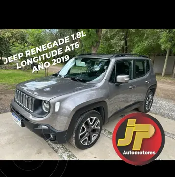 Jeep Renegade Longitude Aut usado (2019) color Gris Carbono precio $26.750.000