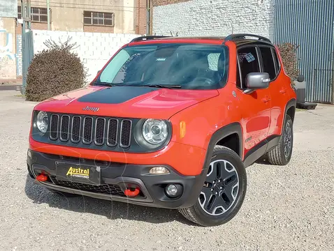 Jeep Renegade Trailhawk 4x4 Aut usado (2018) color Rojo Tribal financiado en cuotas(anticipo $11.000.000)