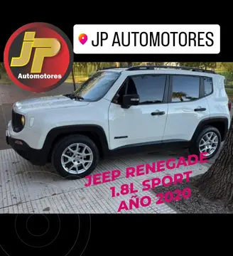 Jeep Renegade Sport Aut usado (2020) color Blanco Glaciar precio $24.675.000