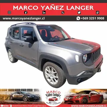 Jeep Renegade 1.8L Sport LX usado (2019) color Gris precio $12.990.000