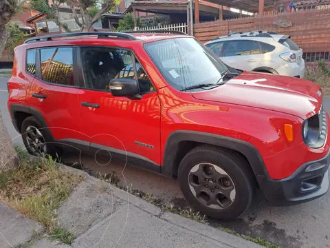 Jeep Renegade 1.8L Sport usado (2017) color Rojo precio $9.900.000