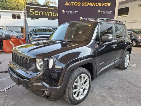 Jeep Renegade Sport usado (2021) color Negro financiado en mensualidades(enganche $56,000 mensualidades desde $6,908)