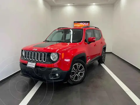 Jeep Renegade 4x2 Latitude Aut usado (2018) color Rojo financiado en mensualidades(enganche $49,500 mensualidades desde $4,883)
