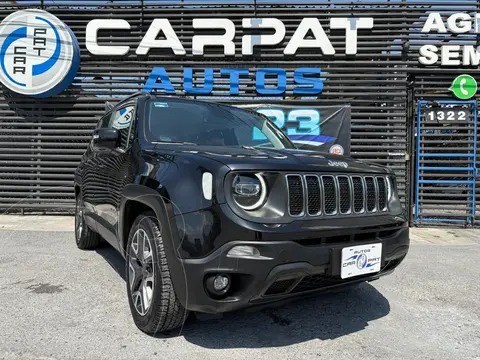 Jeep Renegade Latitude usado (2021) color Negro financiado en mensualidades(enganche $70,180 mensualidades desde $7,314)