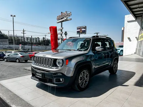 Jeep Renegade 4x2 Latitude Aut usado (2018) color Gris Oscuro financiado en mensualidades(enganche $61,380 mensualidades desde $6,281)