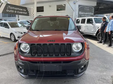 Jeep Renegade 4x2 Night Eagle Aut usado (2018) color Rojo Cerezo financiado en mensualidades(enganche $54,000 mensualidades desde $7,740)