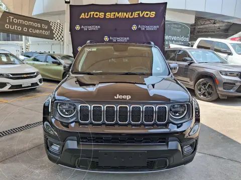 Jeep Renegade Latitude usado (2025) color Negro financiado en mensualidades(enganche $79,000 mensualidades desde $9,625)