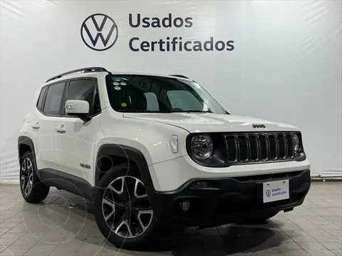 Jeep Renegade Latitude usado (2020) color Blanco financiado en mensualidades(enganche $86,928 mensualidades desde $7,925)