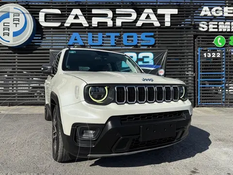 Jeep Renegade Latitude usado (2023) color Blanco financiado en mensualidades(enganche $76,780 mensualidades desde $8,002)