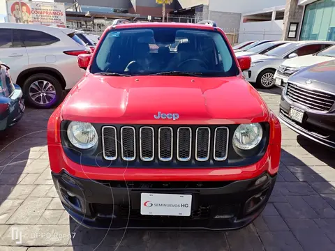 Jeep Renegade 4x2 Latitude Aut usado (2018) color Rojo financiado en mensualidades(enganche $59,207 mensualidades desde $9,718)