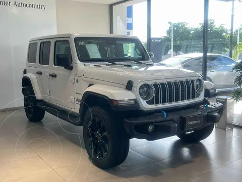 Jeep Wrangler 4xe Sahara usado (2024) color Blanco precio $1,490,900