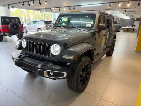 Jeep Wrangler 4xe Sahara nuevo color Gris precio $1,414,900