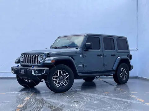 Jeep Wrangler Unlimited Sahara usado (2024) color Gris precio $1,079,000
