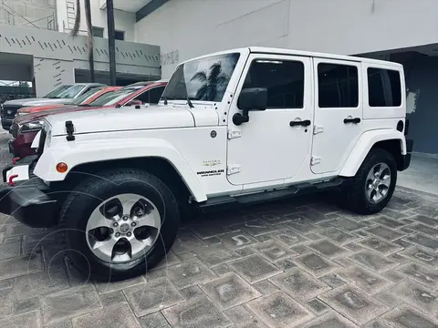 Jeep Wrangler Unlimited Unlimited Sahara 4x4 3.6L Aut usado (2015) color Blanco precio $495,000