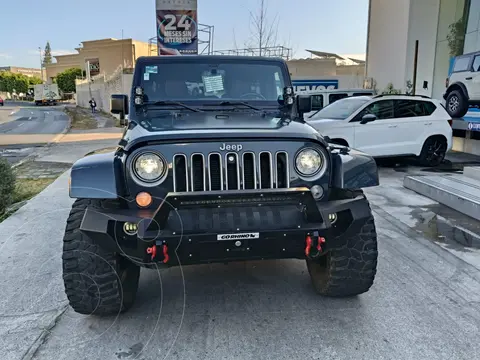 Jeep Wrangler Unlimited Unlimited JK Sahara 4x4 3.6L Aut usado (2018) color Gris precio $709,000