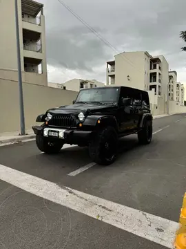 Jeep Wrangler Unlimited Unlimited Sahara 4x4 3.6L Aut usado (2017) color Negro financiado en mensualidades(enganche $146,880 mensualidades desde $15,311)