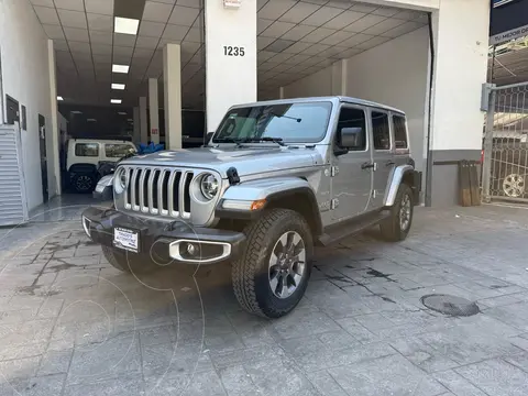 Jeep Wrangler Unlimited Sahara usado (2021) color Plata precio $794,900