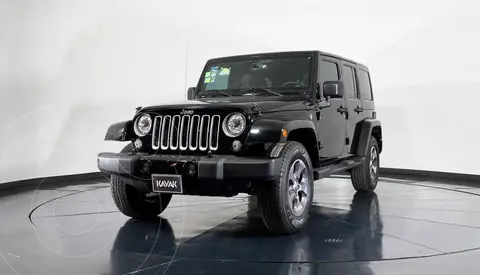 Jeep Wrangler Unlimited Unlimited Sahara 4x4 3.6L Aut usado (2018) color Negro precio $743,999