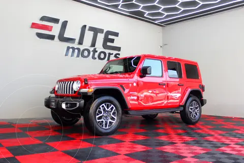 Jeep Wrangler Unlimited Sahara usado (2024) color Rojo precio $1,069,900
