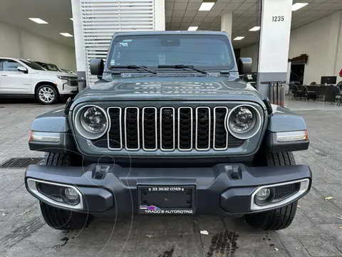 Jeep Wrangler Unlimited Sahara usado (2024) color Gris precio $1,169,000