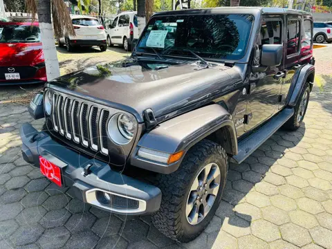 Jeep Wrangler Unlimited Unlimited Sahara 4x4 3.6L Aut usado (2019) color Gris precio $697,000