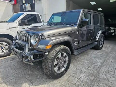 Jeep Wrangler Unlimited Sahara usado (2021) color Gris precio $769,900