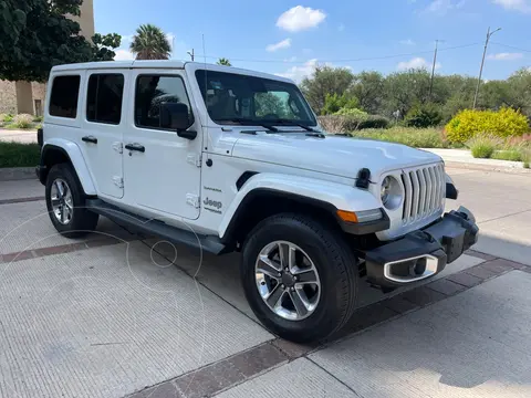 Jeep Wrangler Unlimited Unlimited JK Sahara 4x4 3.6L Aut usado (2019) color Blanco precio $879,000