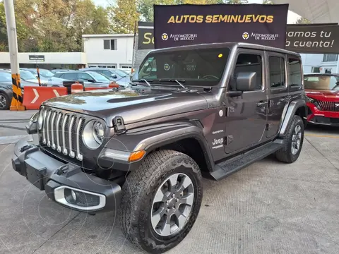 Jeep Wrangler Unlimited Sahara usado (2022) color Gris precio $820,000