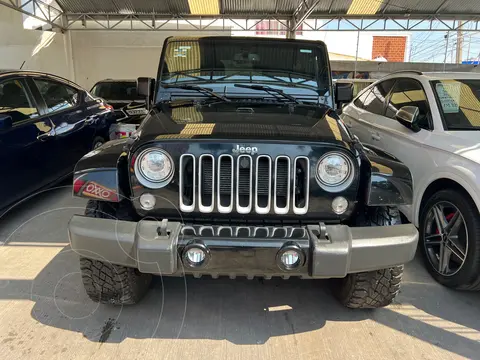 Jeep Wrangler Unlimited Unlimited Sahara 4x4 3.6L Aut usado (2017) color Negro precio $544,900