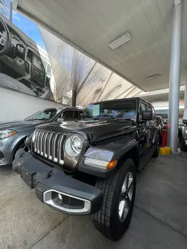 Jeep Wrangler Unlimited Unlimited Sahara 4x4 3.6L Aut usado (2020) color Plata Martillado financiado en mensualidades(enganche $212,000 mensualidades desde $17,933)