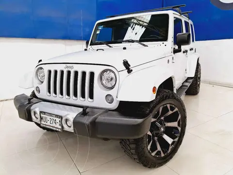 Jeep Wrangler Unlimited Unlimited JK Sahara 4x4 3.6L Aut usado (2018) color Blanco precio $659,000