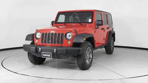 Jeep Wrangler Unlimited Unlimited Rubicon 4x4 3.6L Aut usado (2017) color Rojo precio $781,999