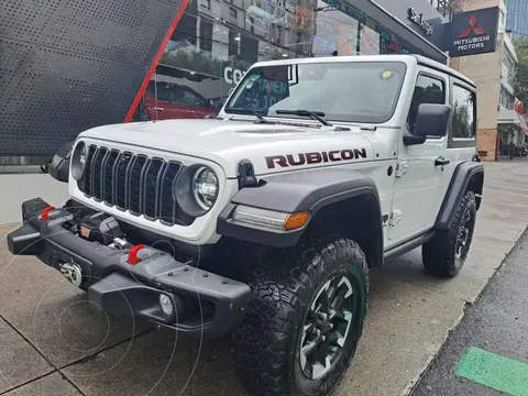 Jeep Wrangler Unlimited Rubicon usado (2024) color Blanco financiado en mensualidades(enganche $241,920 mensualidades desde $23,085)