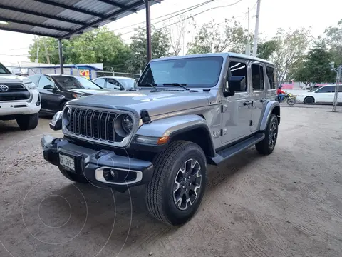 Jeep Wrangler Unlimited Unlimited Sahara Mild-Hybrid Aut usado (2021) color Plata Martillado precio $748,000