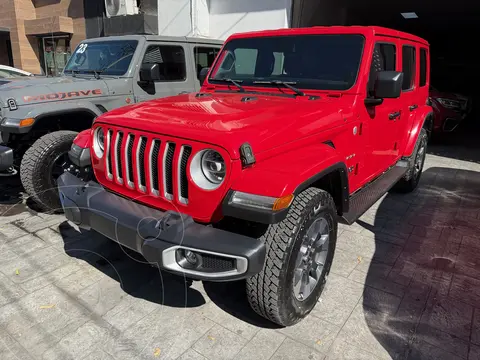 Jeep Wrangler Unlimited Sahara usado (2022) color Rojo precio $849,900
