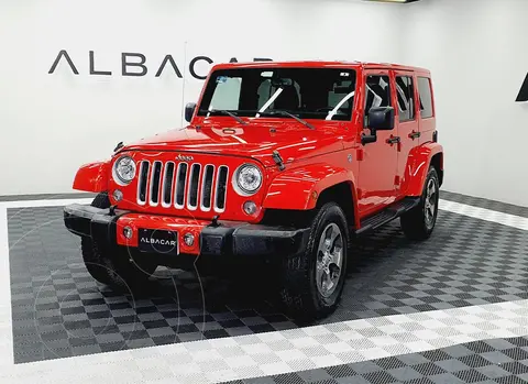 Jeep Wrangler Unlimited Unlimited JK Sahara 4x4 3.6L Aut usado (2018) color Rojo financiado en mensualidades(enganche $159,980)