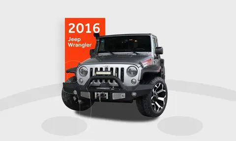 Jeep Wrangler Unlimited Unlimited Sahara 4x4 3.6L Aut usado (2016) color Plata precio $695,000
