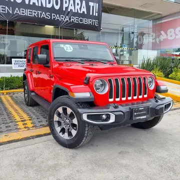 Jeep Wrangler Unlimited Unlimited Sahara 4x4 3.6L Aut usado (2021) color Rojo precio $850,000