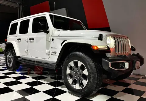 Jeep Wrangler Unlimited Sahara usado (2021) color Blanco precio $849,000