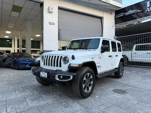 Jeep Wrangler Unlimited Sahara usado (2021) color Blanco precio $739,000