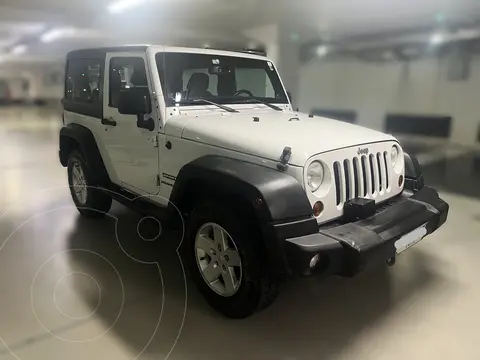 Jeep Wrangler Sport 3.6L 2P usado (2014) color Blanco precio $20.150.000