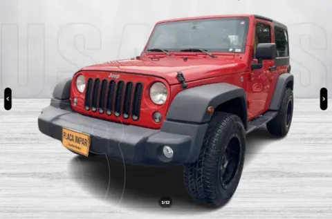 Jeep Wrangler 3.6L Sport  Aut usado (2018) color Rojo precio $162.900.000