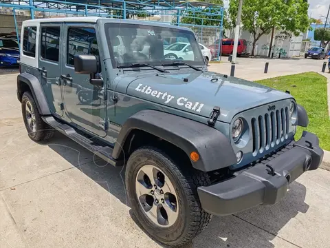 Jeep Wrangler Sport MTX 4x4 3.6L Techo Rigido Aa usado (2014) color Verde Cactus precio $368,000