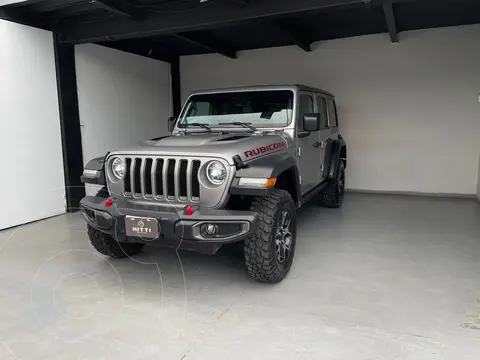 Jeep Wrangler Rubicon 4x4 3.6L Aut usado (2019) color plateado precio $759,000