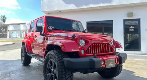 Jeep Wrangler Sahara 4x4 3.6L Aut usado (2015) color Rojo Flama precio $448,000