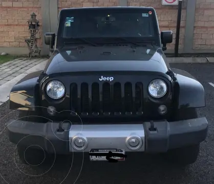 Jeep Wrangler Sahara 4x4 3.6L Aut usado (2015) color Negro precio $460,000