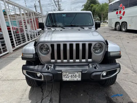 Jeep Wrangler JK Sahara 4x4 3.6L Aut usado (2019) color Plata Martillado precio $779,900