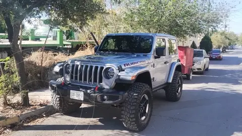 Jeep Wrangler Rubicon 4x4 3.6L Aut usado (2019) color Gris precio $625,000