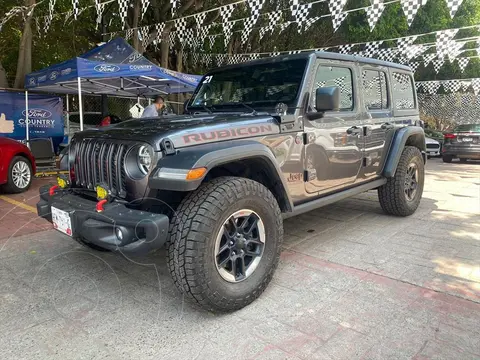 Jeep Wrangler Rubicon 4x4 3.6L Aut usado (2021) color Gris precio $1,100,000